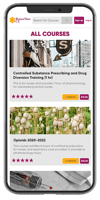 Renew Now CE - Online Courses and Educational Materials
